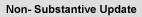 Non-Substantive Update Non-Substantive Update